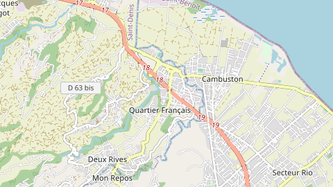 Carte de localisation de l'évènement