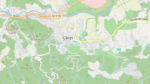 Carte de localisation de l'évènement