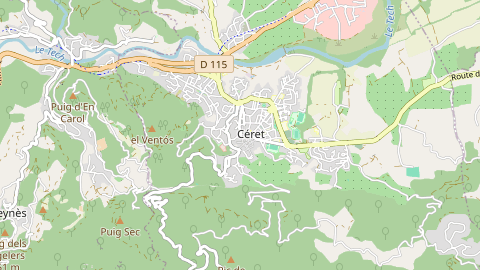 Carte de localisation de l'évènement