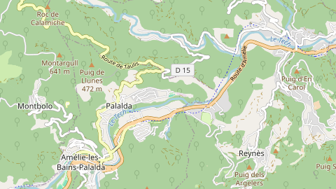 Carte de localisation de l'évènement