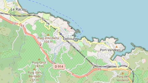 Carte de localisation de l'évènement
