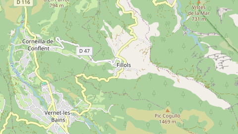 Carte de localisation de l'évènement
