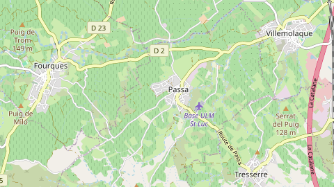 Carte de localisation de l'évènement