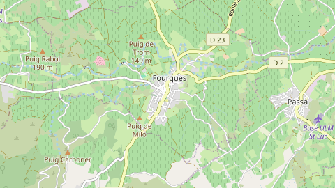 Carte de localisation de l'évènement
