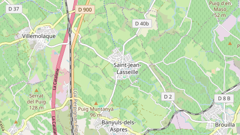 Carte de localisation de l'évènement