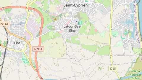 Carte de localisation de l'évènement