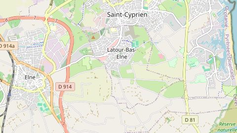 Carte de localisation de l'évènement