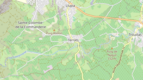 Carte de localisation de l'évènement