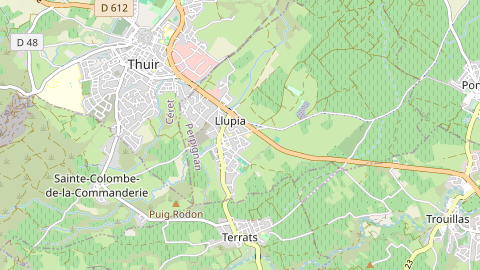 Carte de localisation de l'évènement