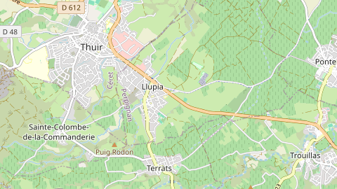 Carte de localisation de l'évènement