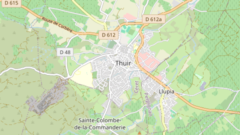 Carte de localisation de l'évènement