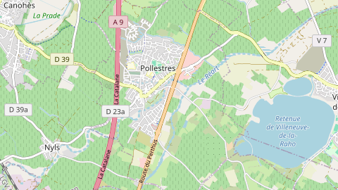 Carte de localisation de l'évènement