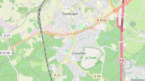 Carte de localisation de l'évènement