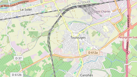 Carte de localisation de l'évènement