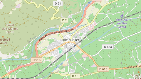 Carte de localisation de l'évènement