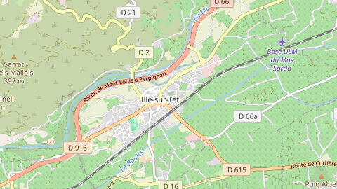 Carte de localisation de l'évènement