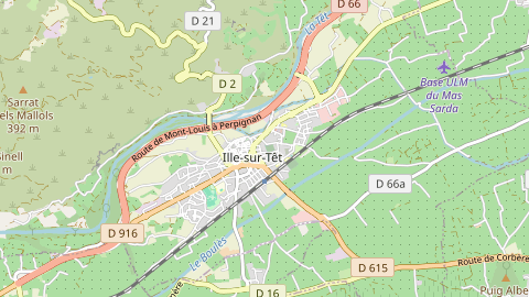 Carte de localisation de l'évènement