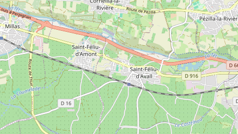 Carte de localisation de l'évènement