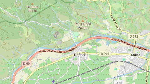 Carte de localisation de l'évènement