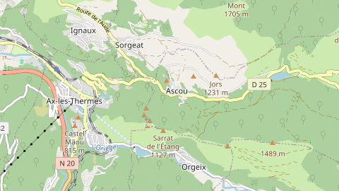 Carte de localisation de l'évènement
