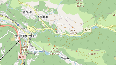 Carte de localisation de l'évènement