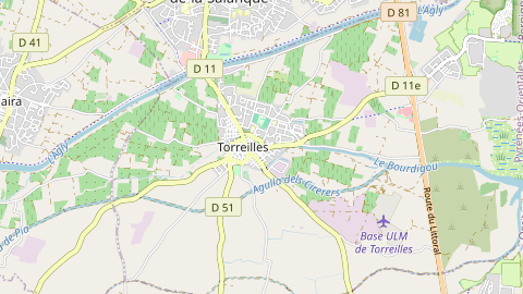 Carte de localisation de l'évènement