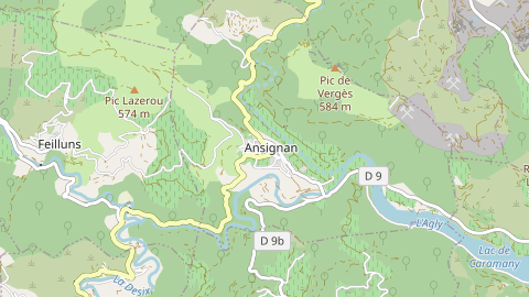 Carte de localisation de l'évènement