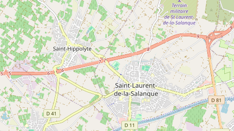 Carte de localisation de l'évènement