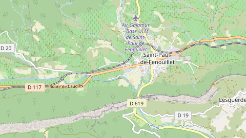 Carte de localisation de l'évènement