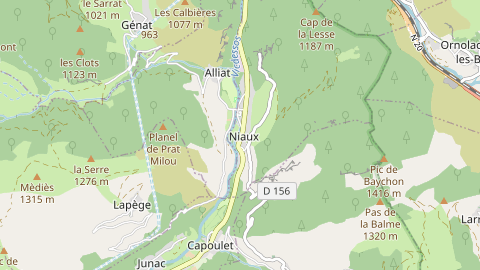 Carte de localisation de l'évènement