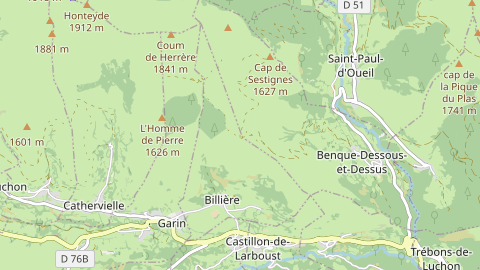 Carte de localisation de l'évènement