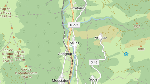 Carte de localisation de l'évènement