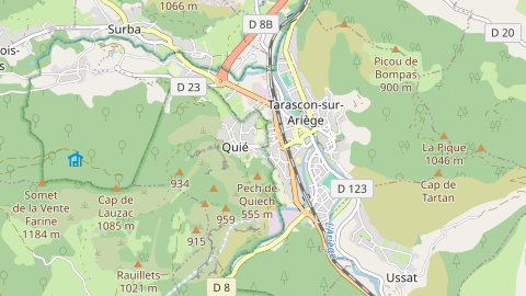 Carte de localisation de l'évènement