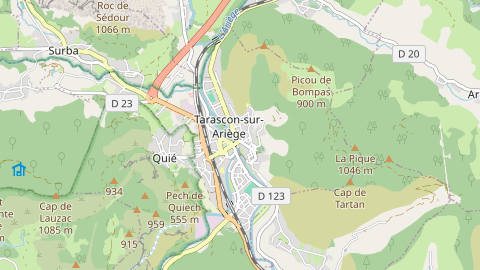 Carte de localisation de l'évènement
