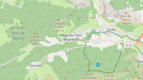Carte de localisation de l'évènement