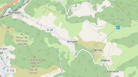 Carte de localisation de l'évènement