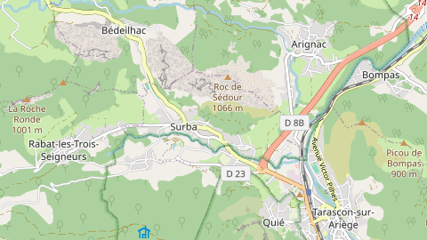 Carte de localisation de l'évènement