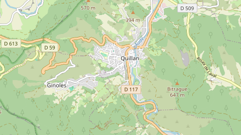 Carte de localisation de l'évènement