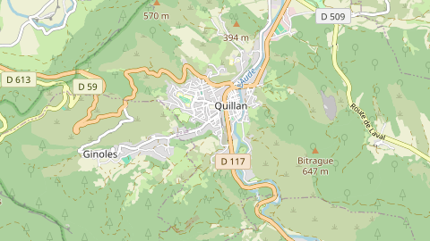 Carte de localisation de l'évènement