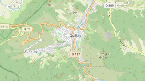 Carte de localisation de l'évènement