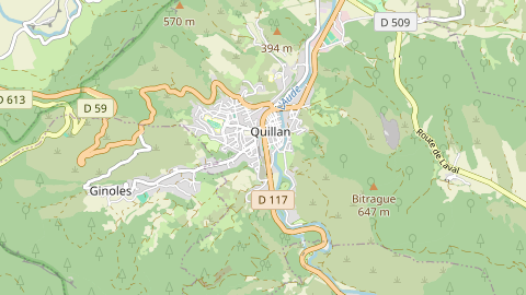 Carte de localisation de l'évènement