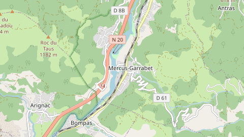 Carte de localisation de l'évènement