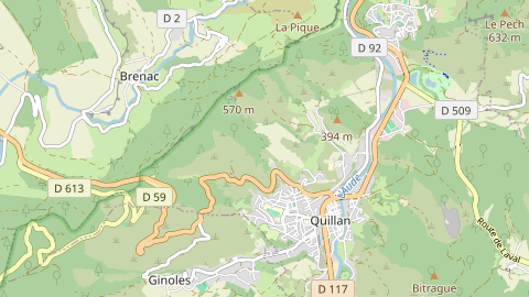 Carte de localisation de l'évènement