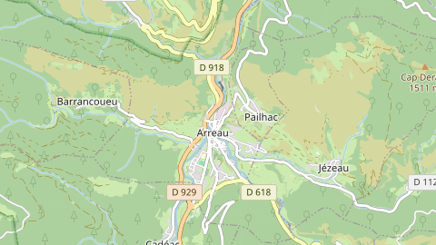 Carte de localisation de l'évènement
