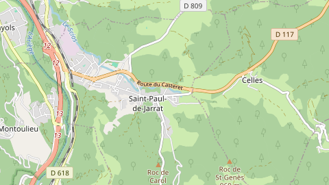 Carte de localisation de l'évènement