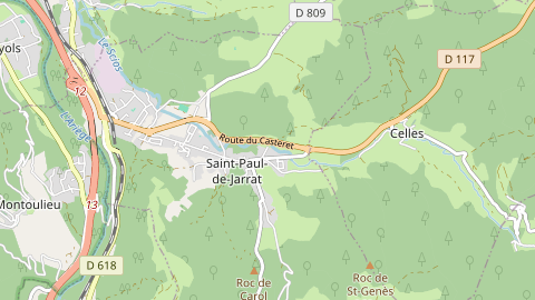 Carte de localisation de l'évènement