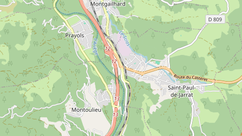 Carte de localisation de l'évènement