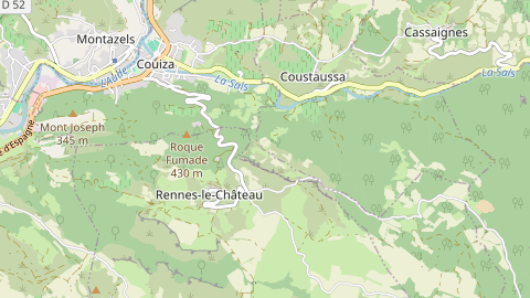 Carte de localisation de l'évènement