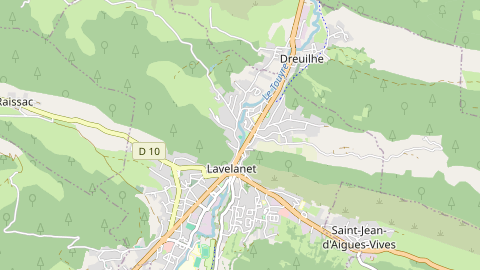 Carte de localisation de l'évènement