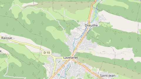 Carte de localisation de l'évènement